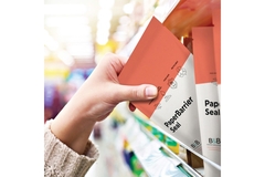 Image Hand holding PaperBarrier seal pouch